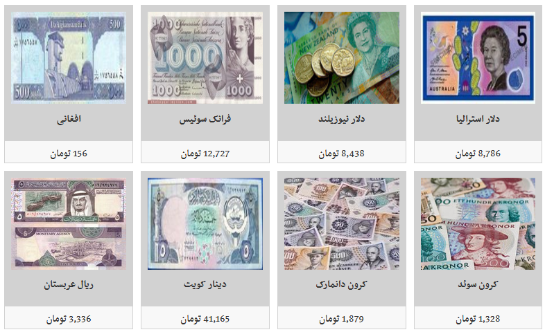 آخرین قیمت ارزها در بازار آزاد/