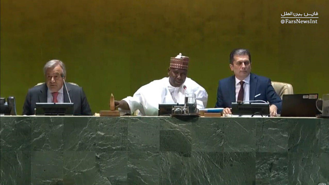 موضع‌گیری گوترش در سخنرانی مجمع عمومی درباره حمله آرامکو