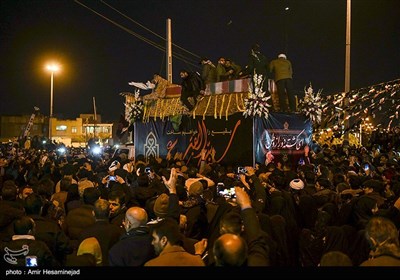مراسم تشییع پیکر سپهبد شهید قاسم سلیمانی در قم