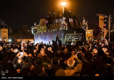 مراسم تشییع پیکر سپهبد شهید قاسم سلیمانی در قم