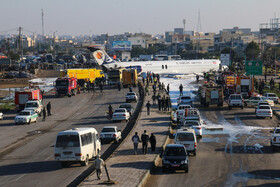 خروج هواپیمای مسافری تهران – ماهشهر از باند فرودگاه