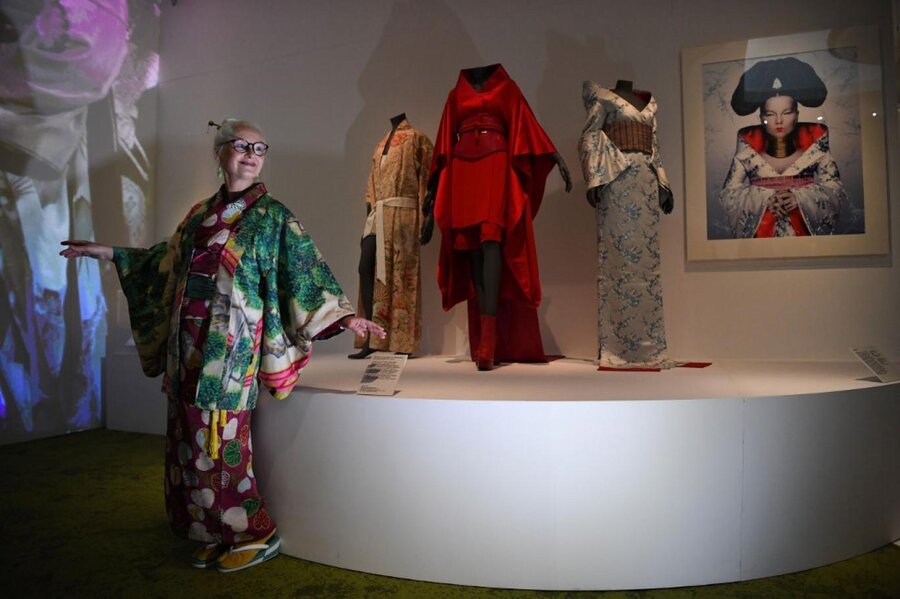 تصاویر : نگاهی به نمایشگاه کیمونو در لندن | از کیوتو تا نمایش مد