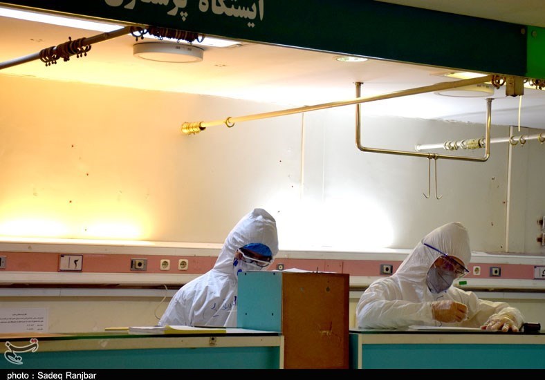 گزارش تصویری از بخش قرنطینه بیماران کرونایی در بیمارستان امام رضا(ع) تبریز