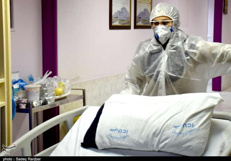 گزارش تصویری از بخش قرنطینه بیماران کرونایی در بیمارستان امام رضا(ع) تبریز