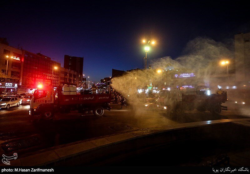 آتش‌نشانی , سازمان آتش‌نشانی تهران , ویروس کرونا , معاونت خدمات شهری شهرداری تهران , 