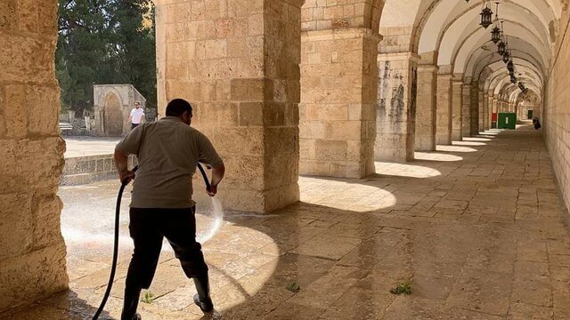 درهای مسجد الاقصی از یکشنبه به روی نمازگزاران باز می‌شوند