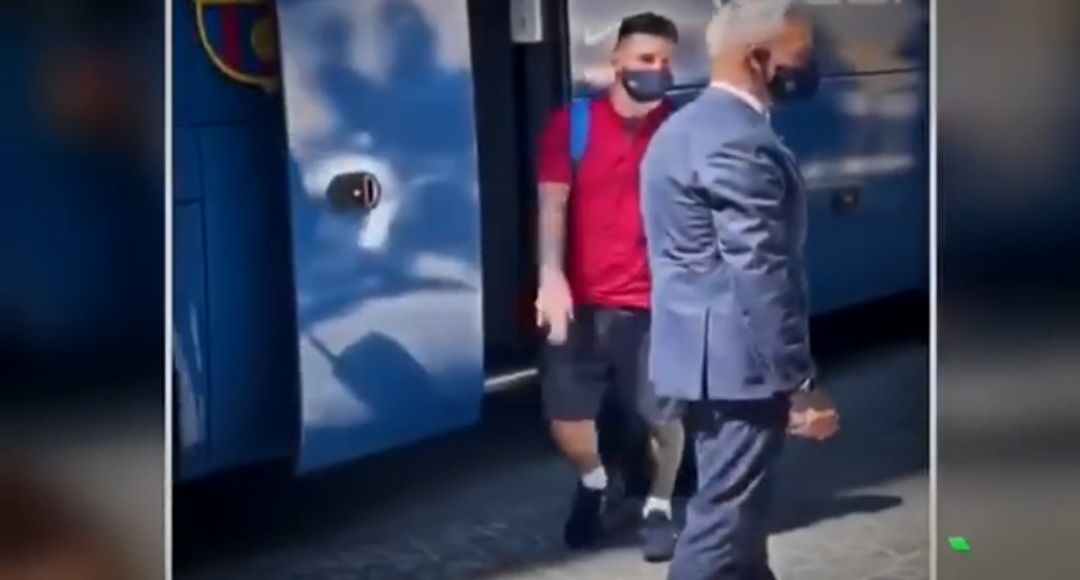 تصاویر نگران‌کننده برای بارسایی‌ها؛ لیونل مسی مصدوم است؟/عکس