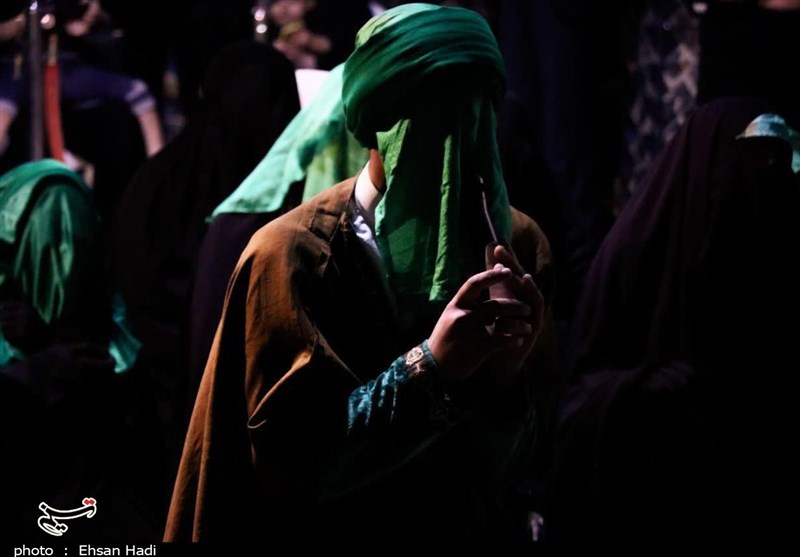 تعزیه‌خوانی حسینی هیئات مذهبی در مشهدمقدس/ تصاویر