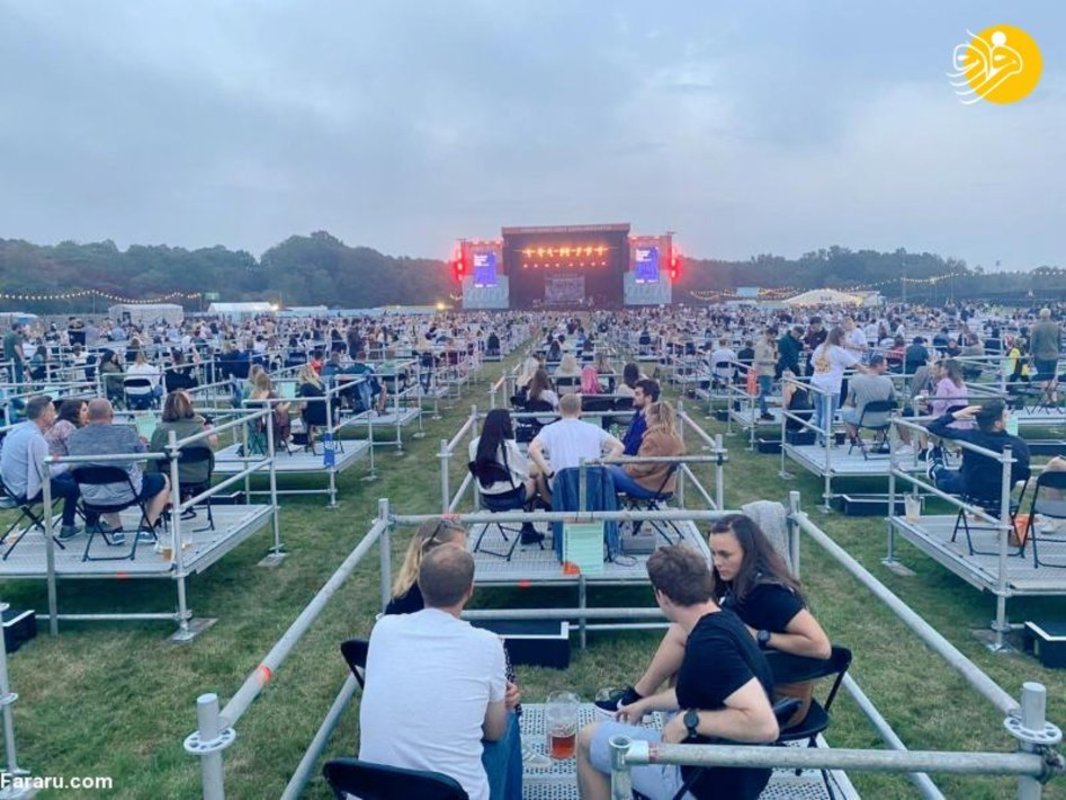 کنسرت با رعایت فاصله گذاری اجتماعی