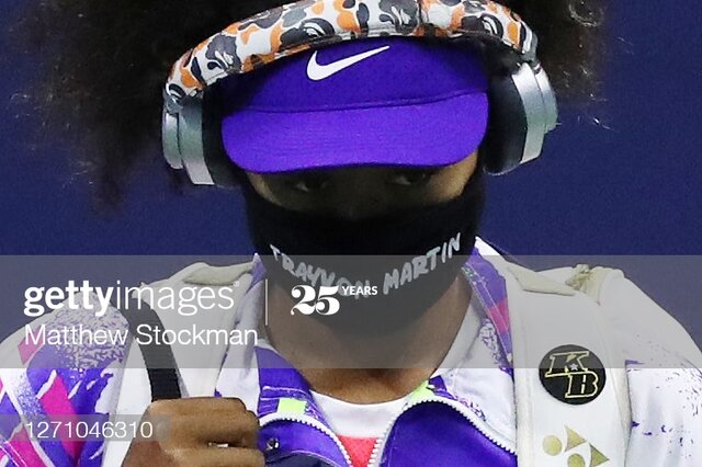 ۷ ماسک ۷ اسم/ قهرمان تنیس بانوان بر علیه نژادپرستی