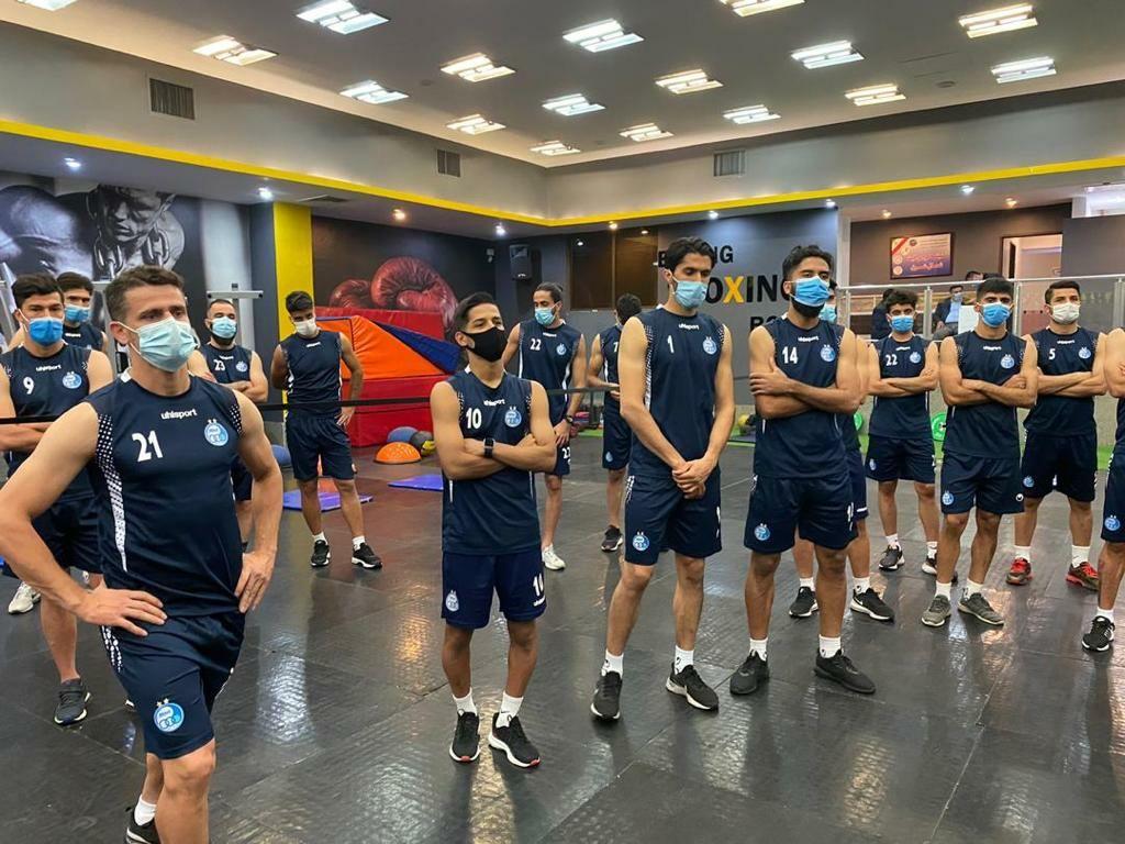 قایدی به تمرین استقلال برگشت/عکس