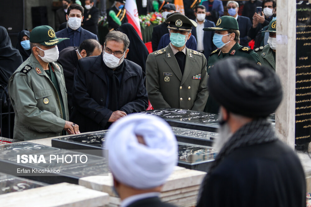 مراسم تشییع و خاکسپاری شهید فخری‌زاده