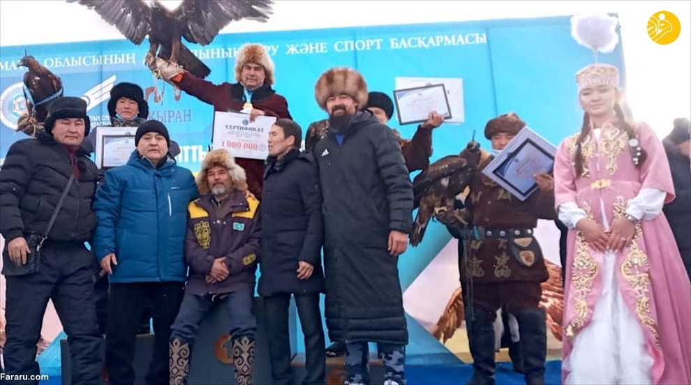 مسابقه شکار با عقاب در قزاقستان/ عکس‌ها