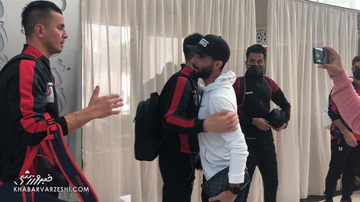 خداحافظی بشار رسن با بازیکنان پرسپولیس