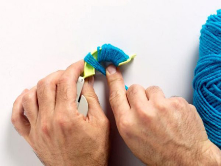 درست کردن پادری منگوله ای,آموزش تصویری ساخت پادری منگوله ای