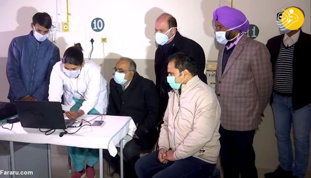 آغاز واکسیناسیون کرونا در هند/ تصاویر