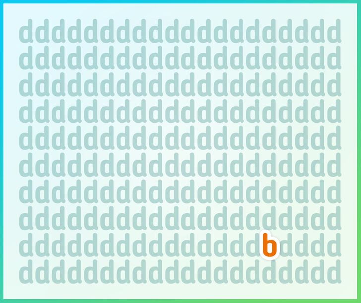 معما: حرف متفاوت را در این تصاویر پیدا کنید