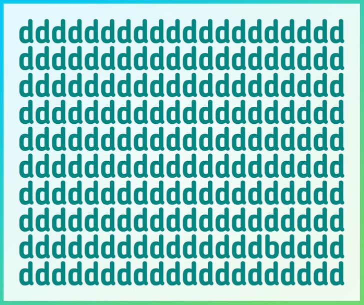 معما: حرف متفاوت را در این تصاویر پیدا کنید