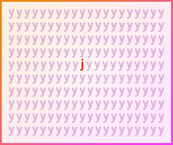 معما: حرف متفاوت را در این تصاویر پیدا کنید