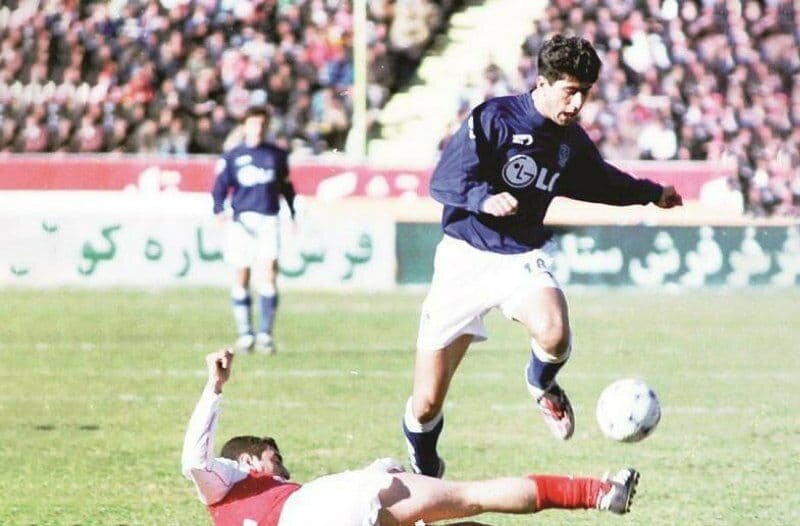 علی30 ثانیه و تکل سنگین علی انصاریان/عکس