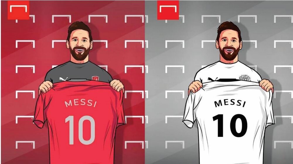 مسی پیراهن السد یا الدحیل را برتن می‌کند؟/عکس