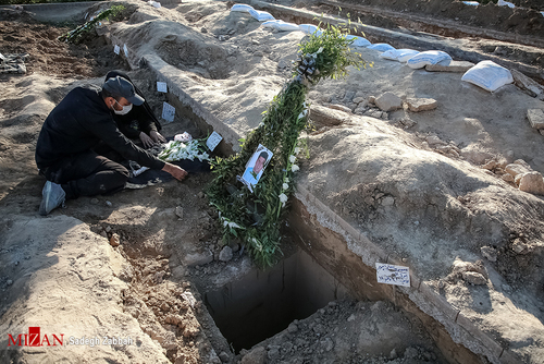 روز‌های نفس گیر آرامستان‌های مشهد/ به روایت تصاویر