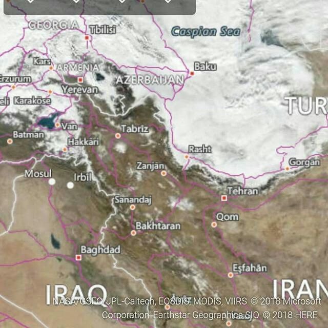 توضیح محققان در خصوص تصاویر نادرست سامانه بارشی