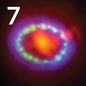 ابر نو اخترهایی که با چشم غیرمسلح مشاهده شده‌اند+تصاویر