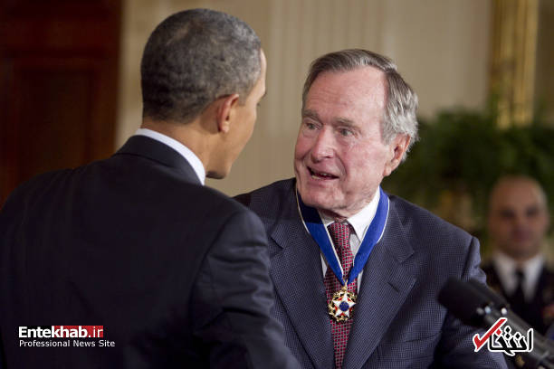 جورج بوش پدر به روایت تصویر