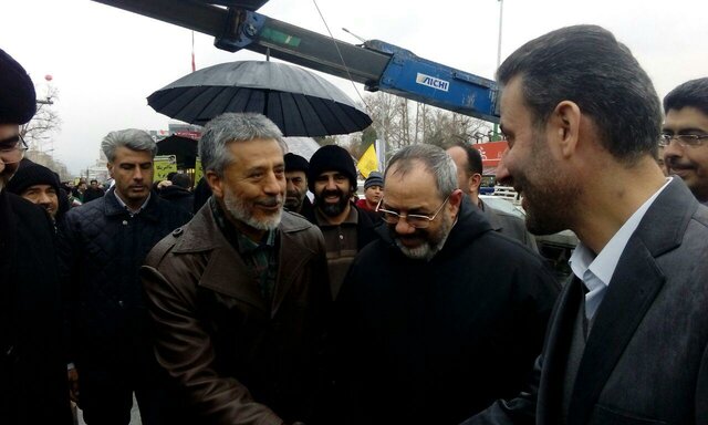 گزارش تصویری از حضور چهره های سیاسی در راهپیمایی ۲۲ بهمن ۹۷