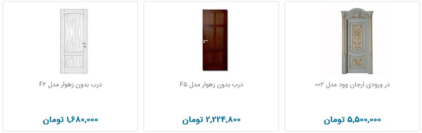 قیمت درب در بازار
