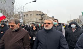 واکنش کریستین امان پور به حضور علی لاریجانی در راهپیمایی روز قدس/ عکس