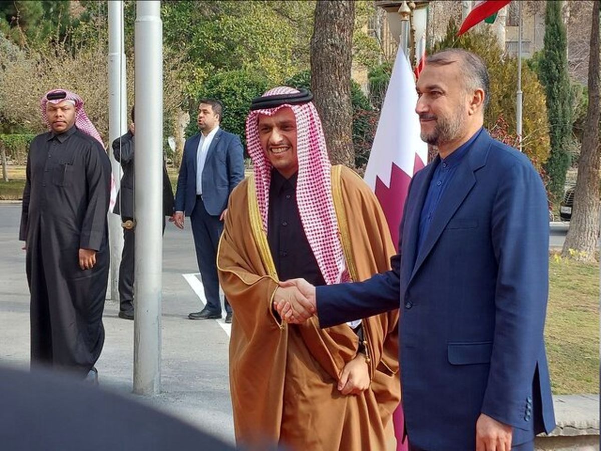 دیدار امیرعبداللهیان با همتای قطری خود در تهران

