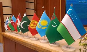حضور سران کشورهای عضو اکو در اجلاس خانکندی آذربایجان