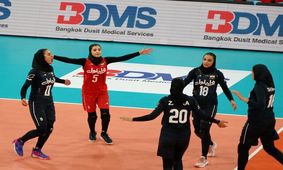 هفتمی تیم ملی والیبال زنان ایران در جام کنفدراسیون آسیا

