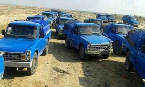 توقیف نیسان های حامل قاچاق سوخت در آبادان