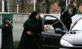 حضور زنان یگان ویژه در ناآرامی‌های سال گذشته
