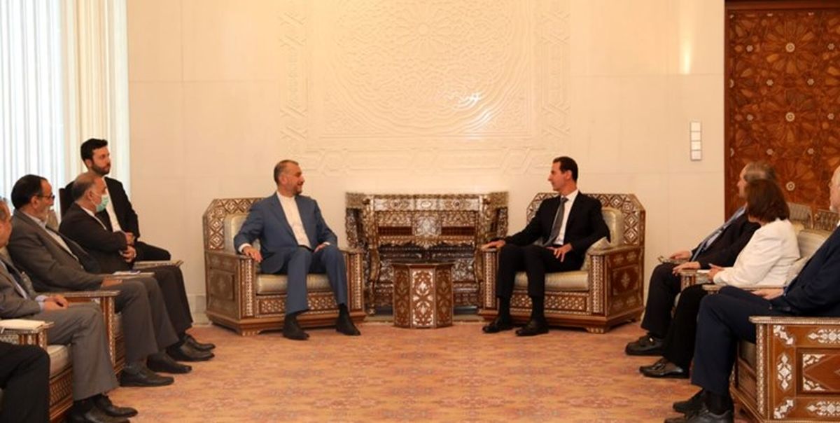 امیرعبداللهیان با بشار اسد دیدار کرد

