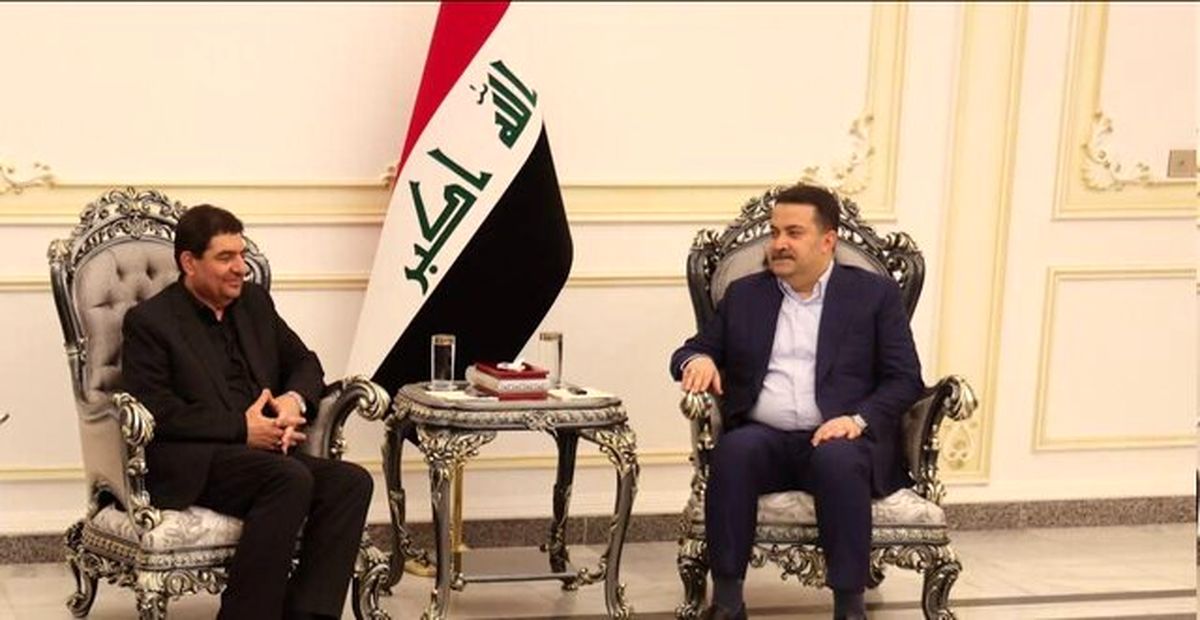 دیدار مخبر با نخست‌وزیر عراق در بغداد

