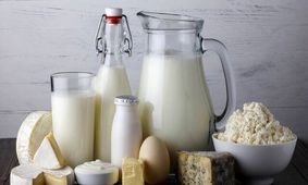 مصرف لبنیات نصف مقدار توصیه‌ شده است