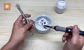 نحوه تعمیر لامپ های LED سوخته با کمک یک خودکار/ ویدئو
