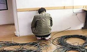 دستگیری یک سارق سیم برق درفلاورجان