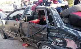 واژگونی مرگبار پراید در کاشمر/ یک تن کشته و ۴ تن مجروح شدند