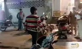 راننده مست با یک مار پلیس را تهدید کرد/ ویدئو