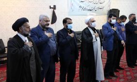 آیین سوگواری حسینی در هیات عزاداران بختیاری در اهواز/ تصایر