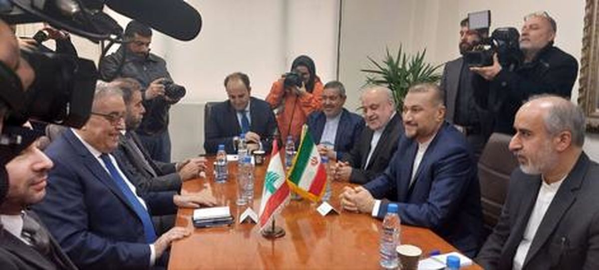 دیدار «امیرعبداللهیان» با وزیر خارجه لبنان