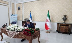 رئیس مجلس ازبکستان وارد تهران شد

