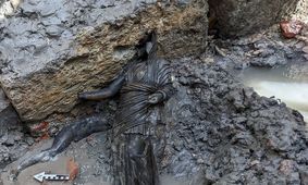 کشف گنجینۀ باستانی به کمک یک «پاکبان»
