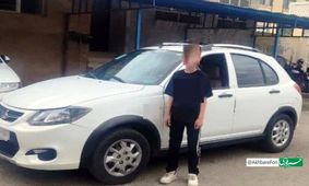 توقیف کوئیک با راننده ۸ ساله در خمینی شهر