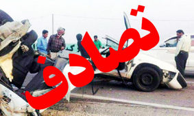 واژگونی «ون» در جاده مخصوص کرج؛ ۸ نفر مصدوم شدند
